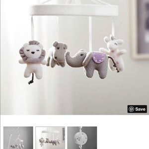 Pottery barn baby mobile with arm